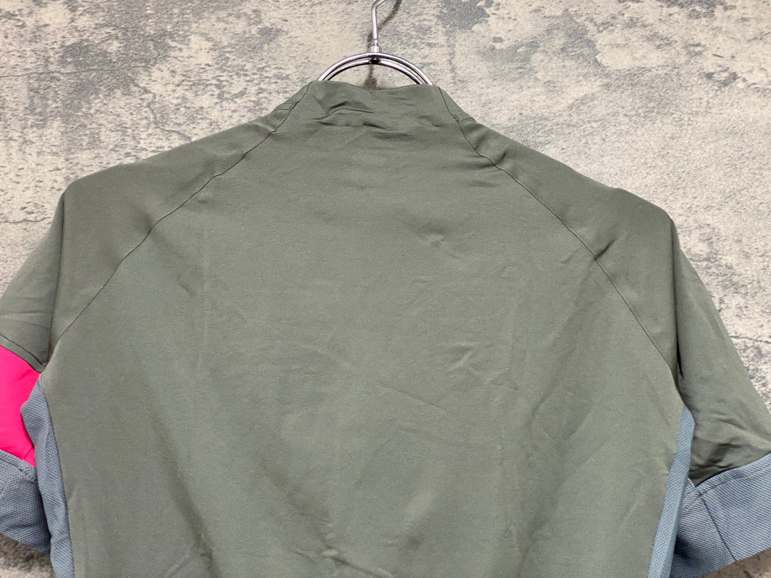 JV242 ラファ Rapha SHORT SLEEVE TRAINING JERSEY 半袖 サイクルジャージ S オリーブ