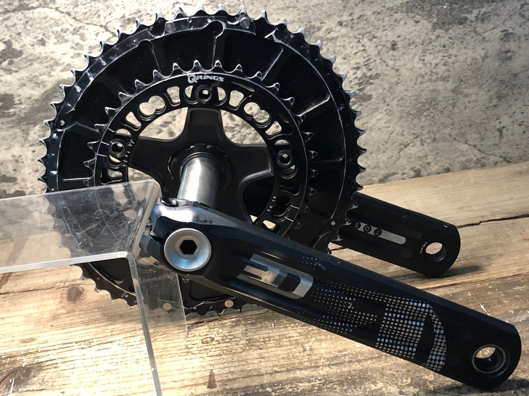 jiveさん専用 ROTOR 「ローター」 3D 52-36T クランクセット IO253 ローター ROTOR 3D クランクセット QRINGS 52/36T 170mm 24mm