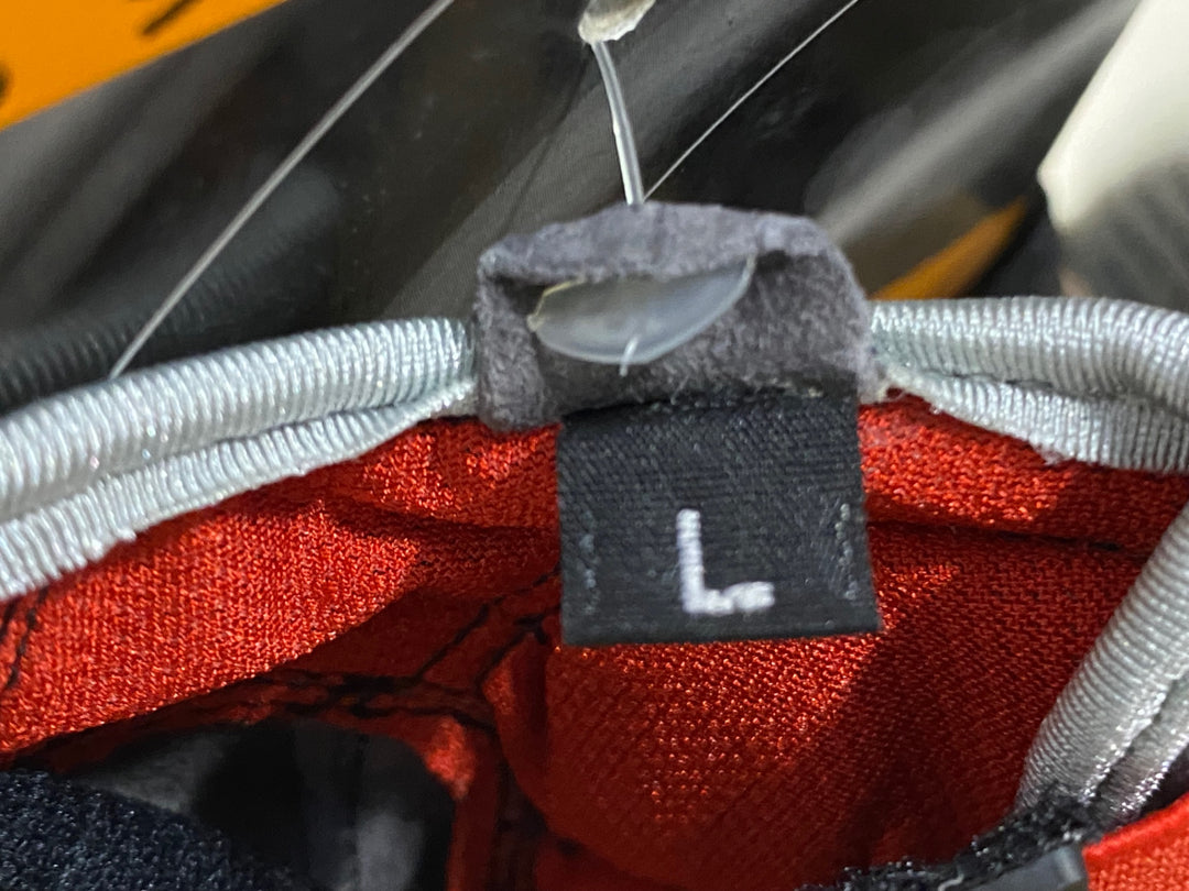 KK282 パールイズミ PEARL iZUMi 指切り グローブ 黒 赤 L