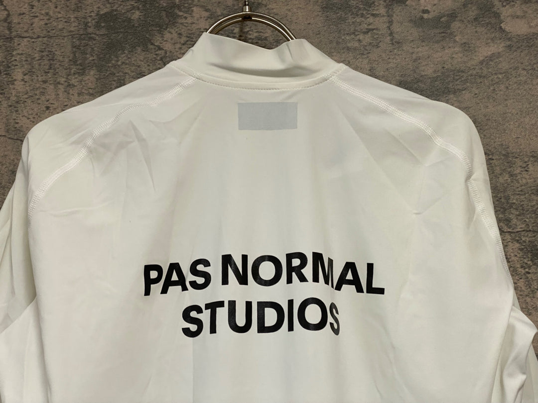 JY676 パスノーマルスタジオ PAS NORMAL STUDIOS 半袖 サイクルジャージ 白 L  ※背中汚れ
