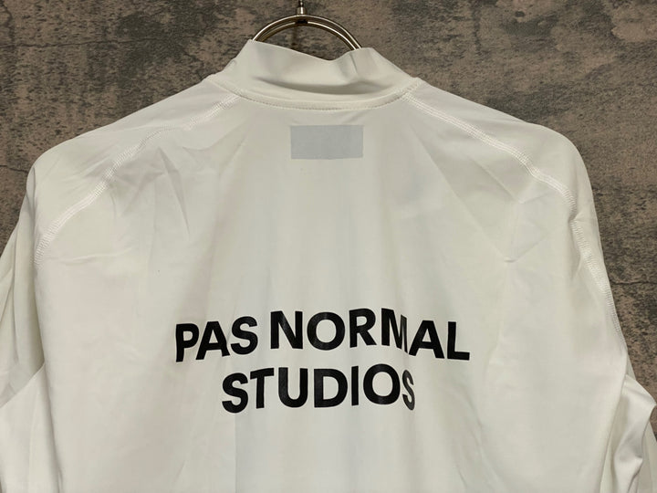 JY676 パスノーマルスタジオ PAS NORMAL STUDIOS 半袖 サイクルジャージ 白 L  ※背中汚れ