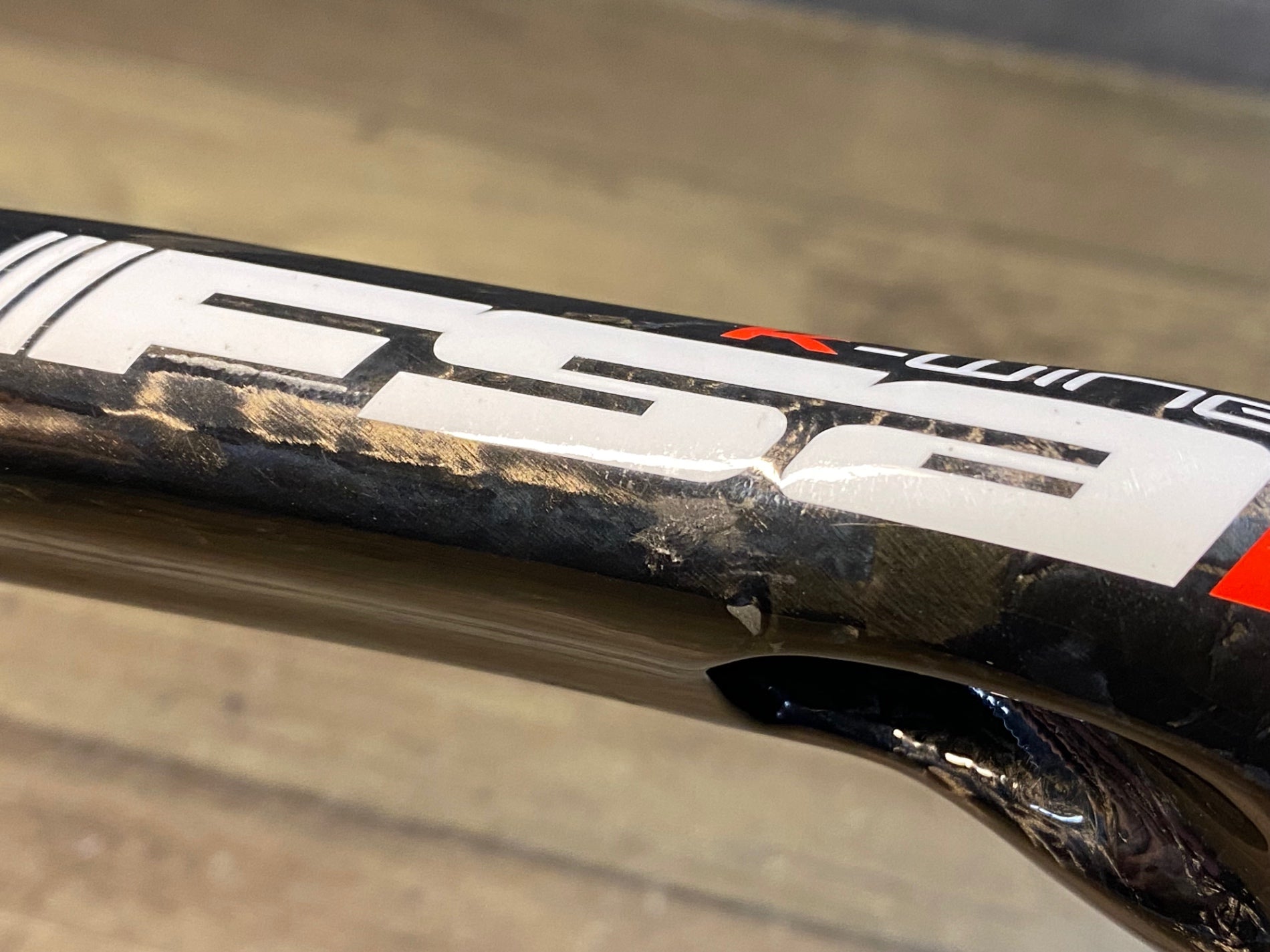 JT333 FSA K-WING カーボン ドロップハンドル C-Cエンド部 400mm Φ31.8