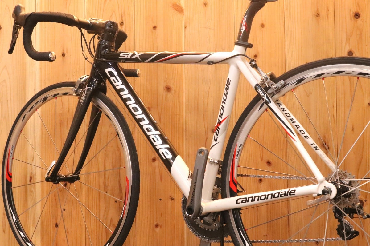 キャノンデール CANNONDALE システムシックス SYSTEMSIX 1 2008年頃 48サイズ シマノ アルテグラ 6700 10 –  BICI AMORE ONLINE STORE