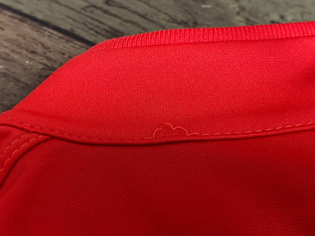 KB869 ラファ Rapha CORE LONG SLEEVE JERSEY 長袖 サイクルジャージ 赤 S 裏起毛