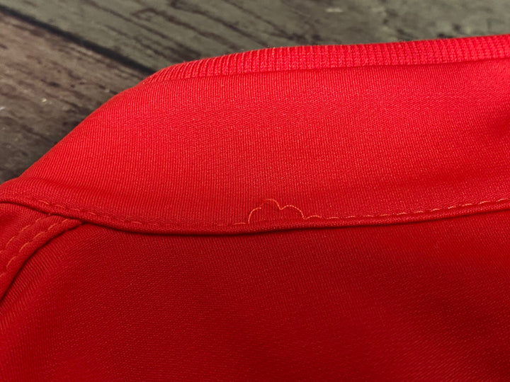 KB869 ラファ Rapha CORE LONG SLEEVE JERSEY 長袖 サイクルジャージ 赤 S 裏起毛