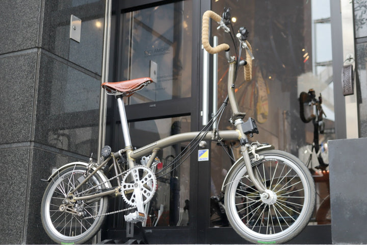 ブロンプトン BROMPTON P6L 2014モデル RAWカラー 外装2S×内装3S 折り畳み 16インチ 小径車 ミニベロ 【東京南麻布店】