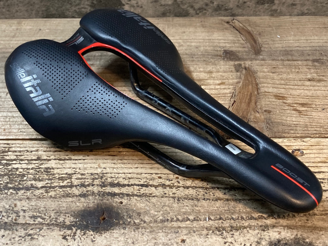 JT349 セライタリア Selle Italia SLR BOOST SUPERFLOW サドル 黒 145mm カーボンレール
