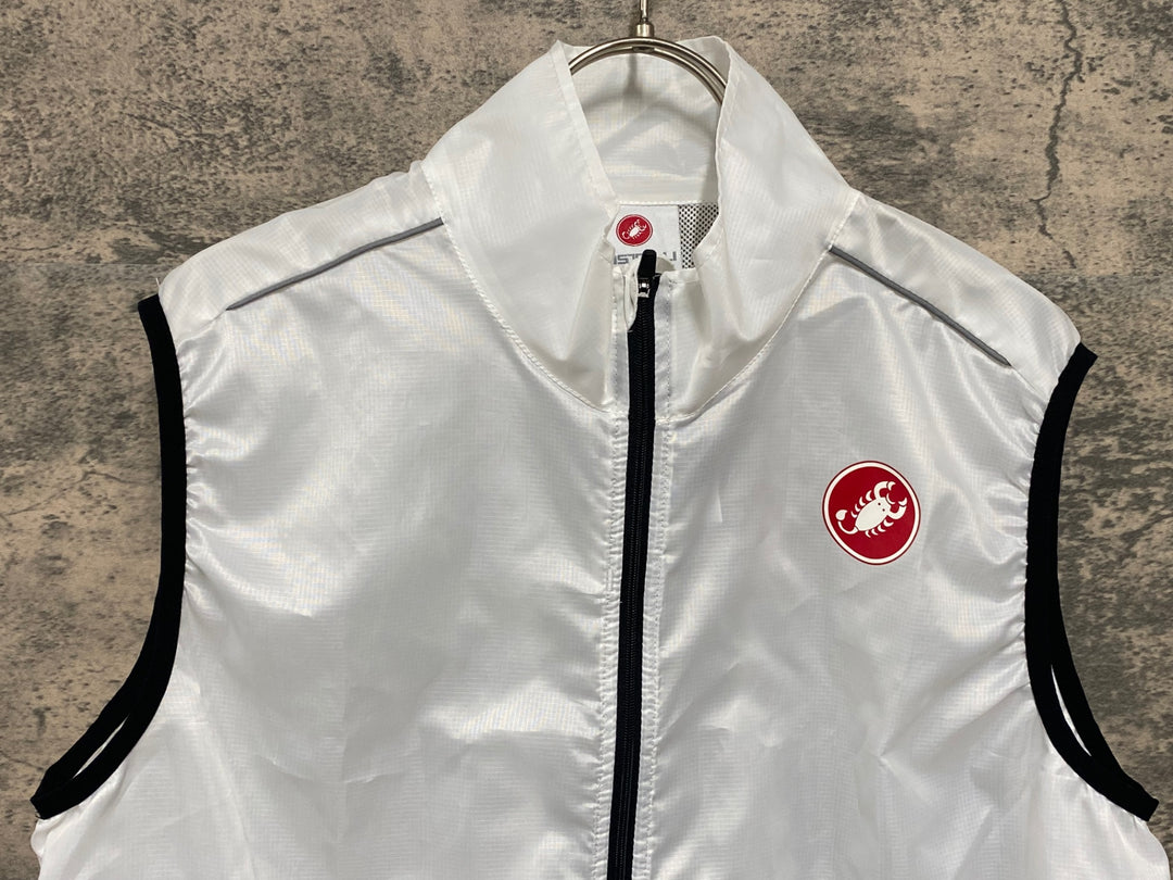 KH264 カステリ CASTELLI SQUADRA LONG VEST ジレ サイクルベスト XXL