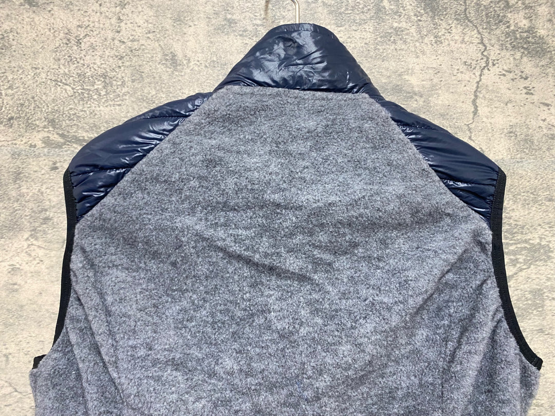 KB756 カフェドシクリステ Cafe du Cycliste Albertine タウン ジレ ベスト 黒 青 L