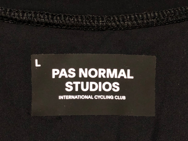 JV854 パスノーマルスタジオ PAS NORMAL STUDIO ESSENTIAL 半袖 サイクルジャージ 黒 L