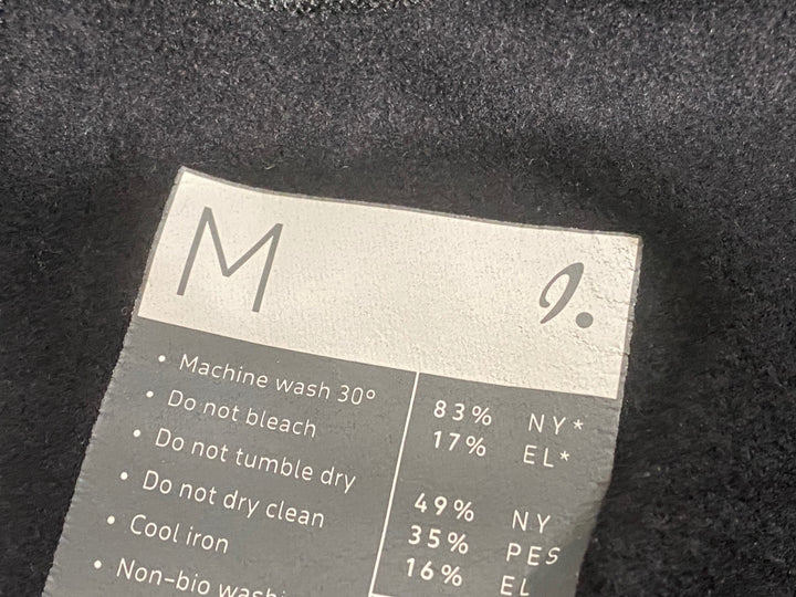 JW182 イザドア ISADORE ビブショーツ M 裏起毛 黒