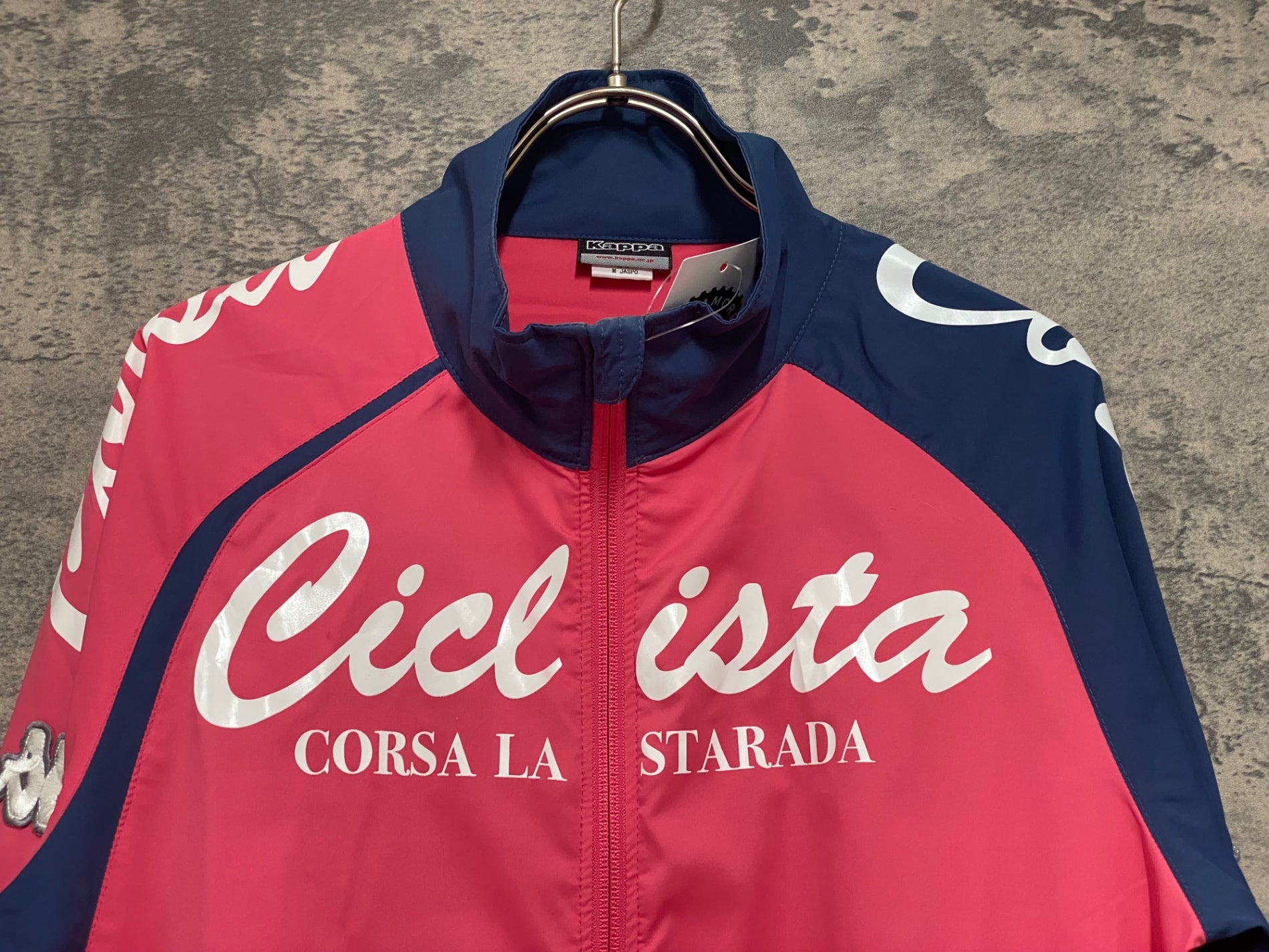 JX559 Kappa 長袖 ウインドブレイカー ピンク M – BICI AMORE ONLINE STORE