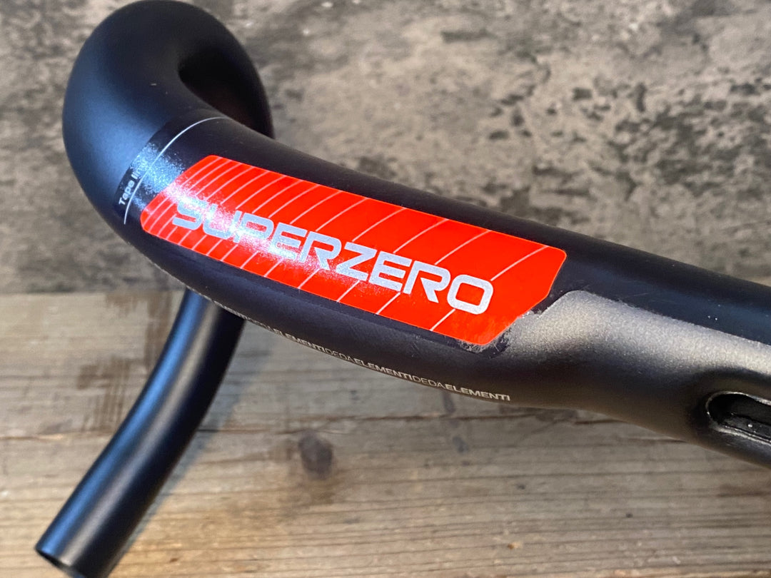 JX490 デダ Deda SUPERZERO アルミ ドロップハンドル エンド外-外420mm Φ31.7