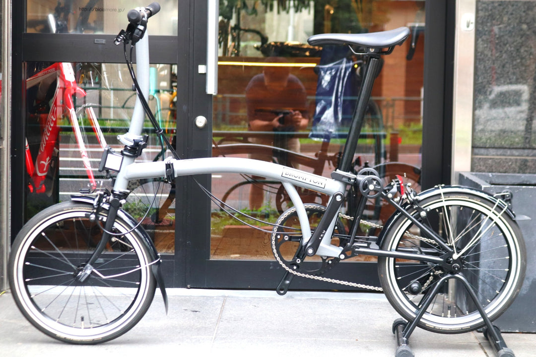 ブロンプトン BROMPTON P LINE URBAN LOW S4L ストームグレー 2022モデル 16インチ 折り畳み ミニベロ フォールディングバイク 【東京南麻布店】