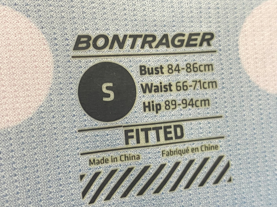 KE468 ボントレガー BONTRAGER 半袖 サイクルジャージ レディースS 紺ピンク