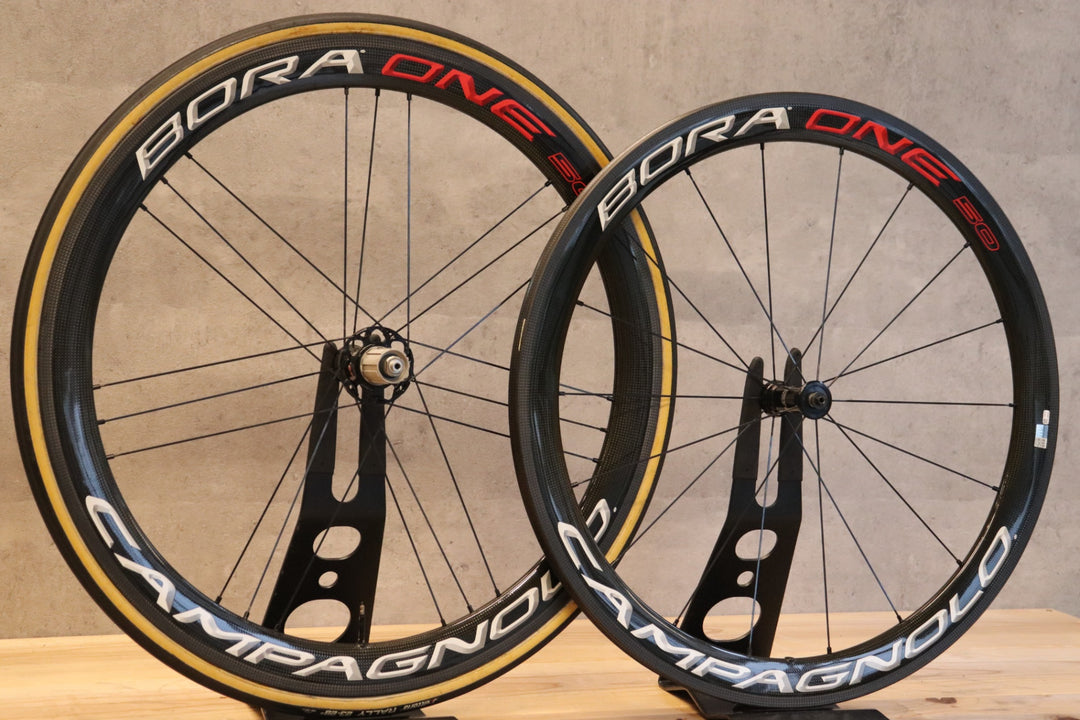 カンパニョーロ CAMPAGNOLO ボーラワン BORA ONE 50 カーボン チューブラー ホイールセット シマノ 12/11S 【さいたま浦和店】
