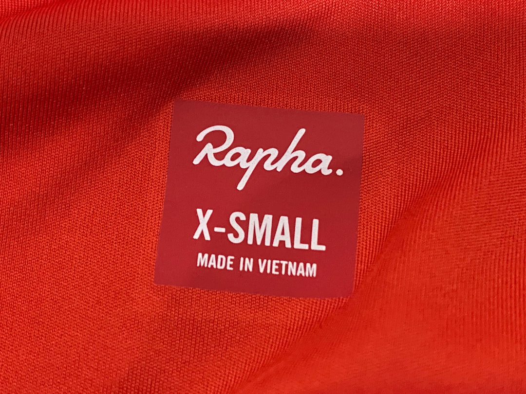 KJ318 ラファ Rapha women's Pro Team LS Traning Jersey 長袖 サイクルジャージ 赤 XS