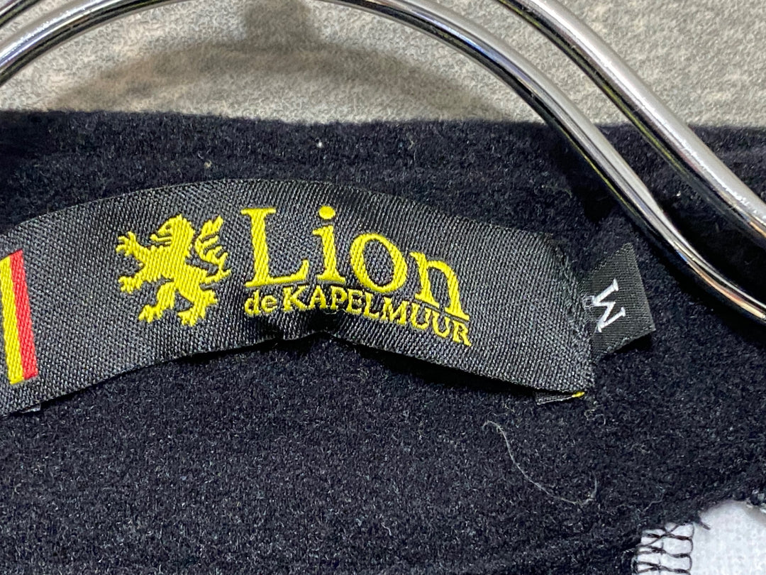 KD102 カペルミュール KAPELMUUR 長袖 サイクルジャージ 黒 M 裏起毛