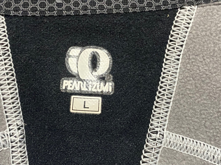 JR164 パールイズミ PEARL iZUMi 長袖サイクルジャケット 白黒 L 裏起毛