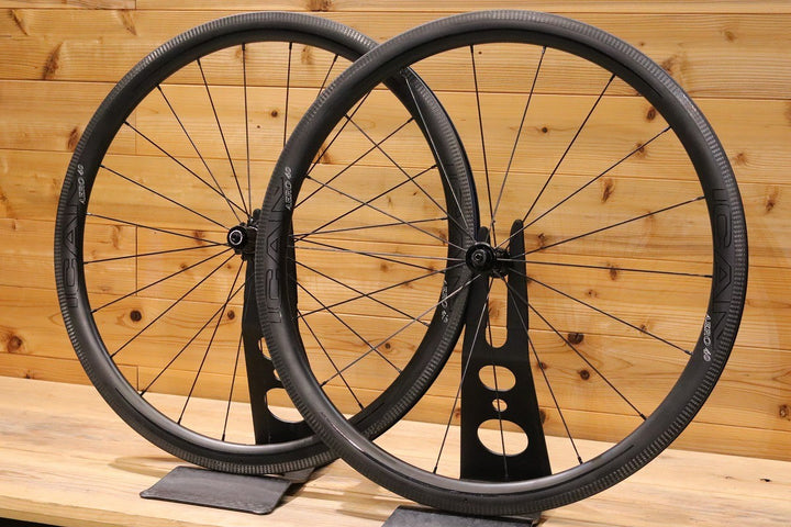 アイカン ICAN エアロ AERO 40 リム RIM シマノ 11S/12S カーボン チューブレスレディ ロードバイク ホイールセット 【広島店】