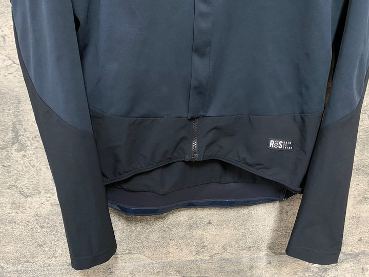 KG028 カステリ CASTELLI ROSSO CORSA 長袖 サイクルジャケット 黒 M Polartec rain or shine