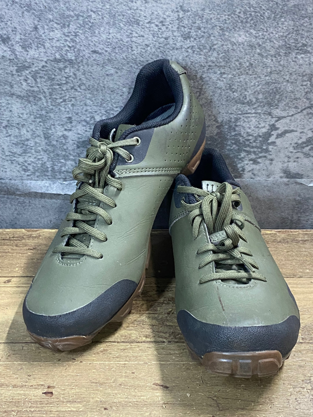 KE393 ジロ GIRO PRIVATEER LACE ビンディングシューズ EU39 2穴 緑