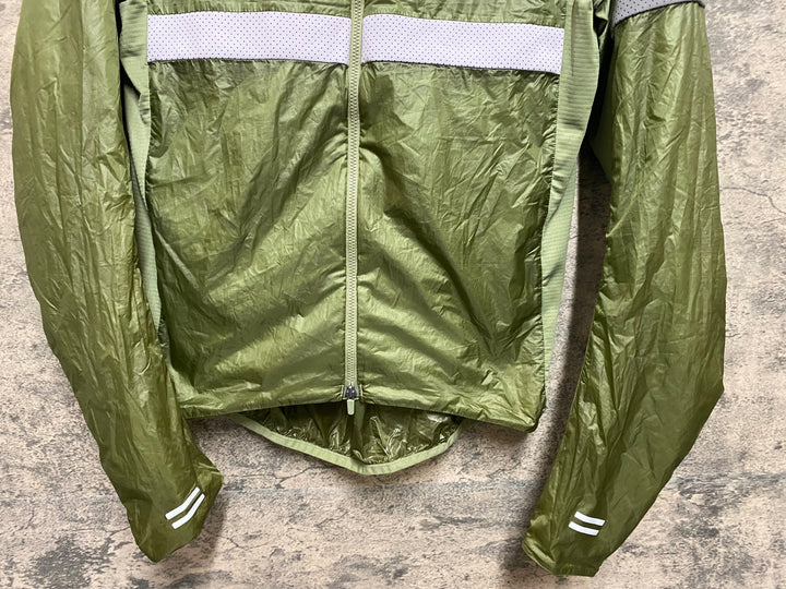 JQ361 ラファ Rapha BREVET INSULATED JACKET 長袖 サイクルジャケット 緑 M 裏起毛