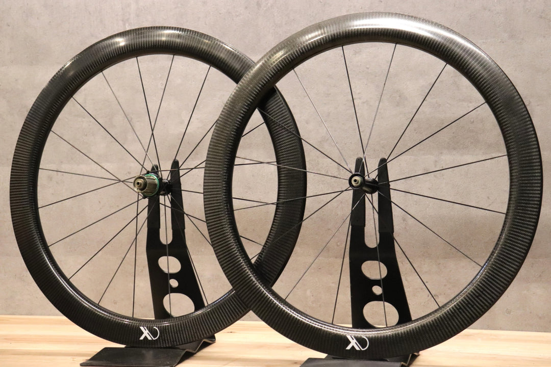 AX-ライトネス AX-LIGHTNESS P55T カーボン チューブラー ホイールセット シマノ12/11S 【さいたま浦和店】