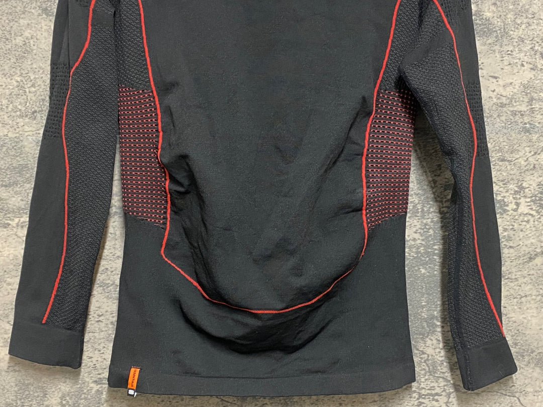 KR424 スポーツフル sportful Essentials 長袖 ベースレイヤー 黒 XL-XXL