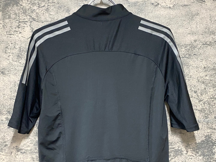 KH484 アディダス adidas 半袖 サイクルジャージ 黒 M