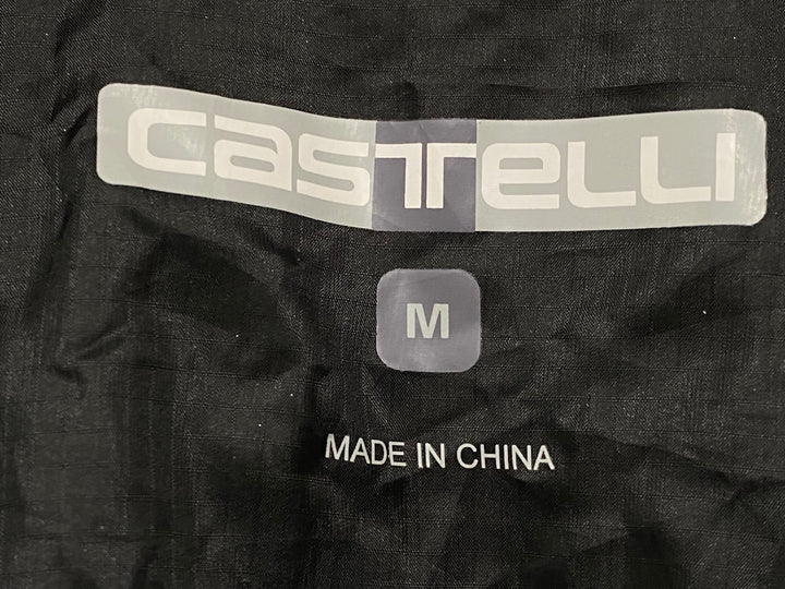 KC006 カステリ CASTELLI 長袖 ウインドブレーカー 黒 M