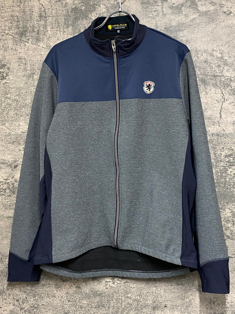 JV930 カペルミュール KAPELMUUR 長袖 サイクルジャージ グレー 紺 WL