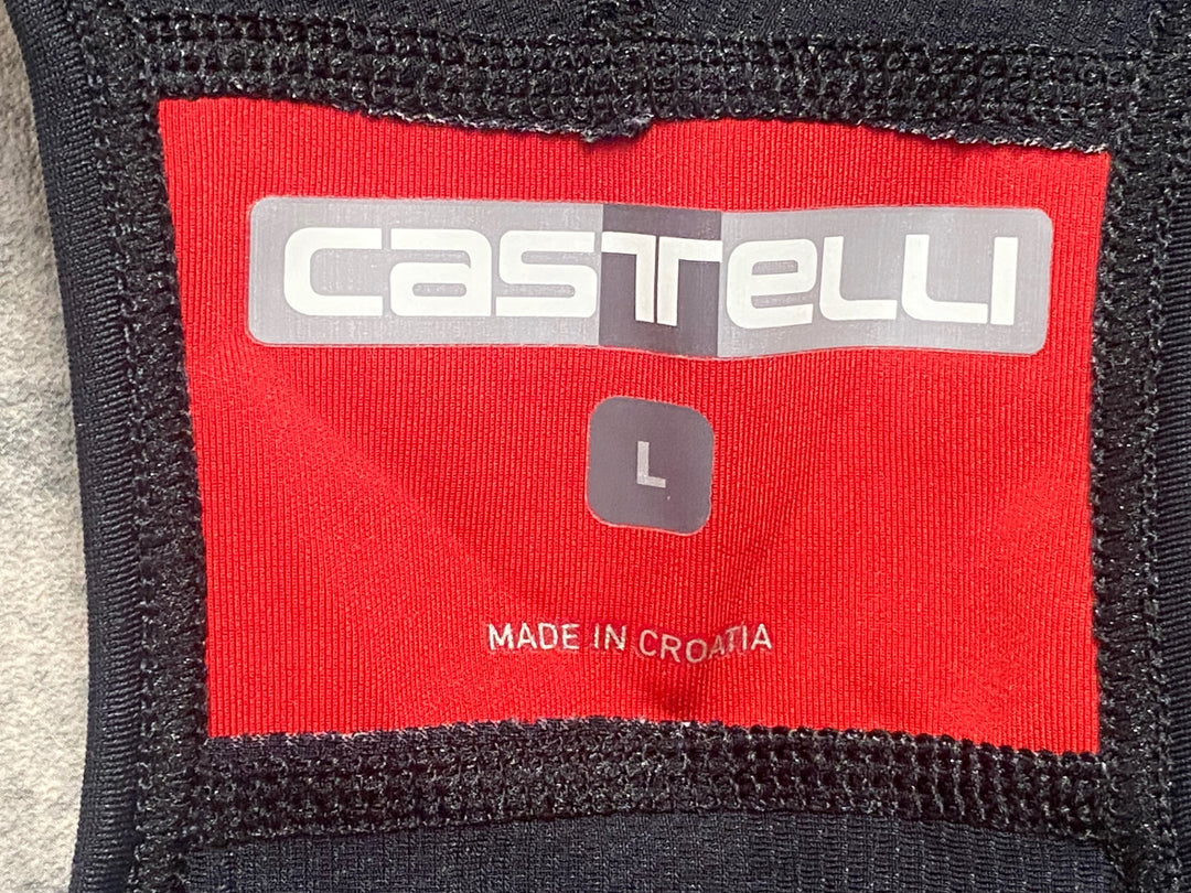 JP845 カステリ CASTELLI ビブショーツ 黒 L
