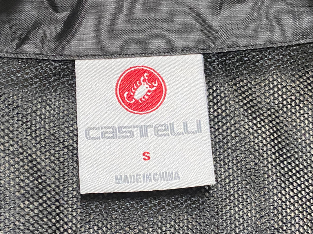 KF199 カステリ CASTELLI ジレ サイクルベスト 黒 S