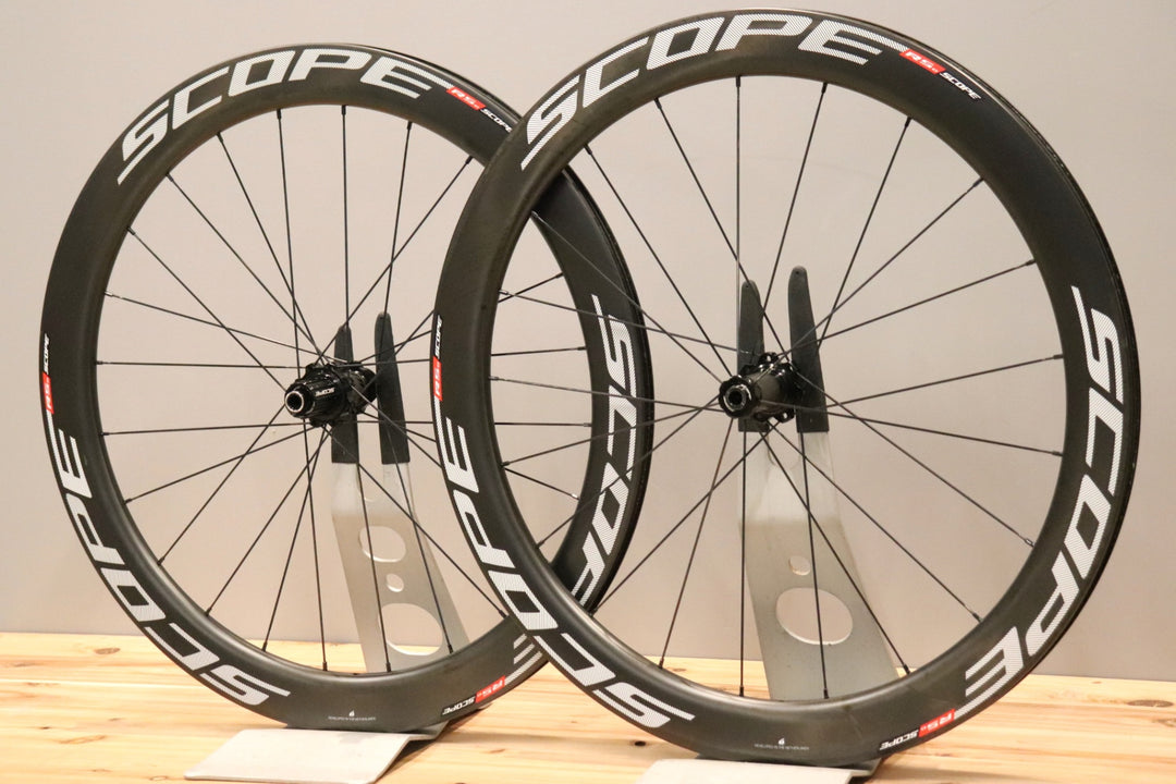 スコープ SCOPE R5D TLR DISC カーボン ディスク チューブレスレディ ホイールセット シマノ11S/12S 【仙台店】
