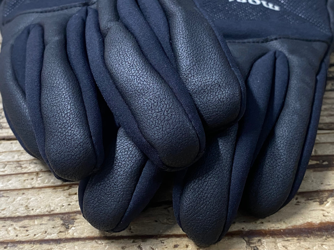 KD478 モンベル mont-bell 長指 グローブ 黒 S 裏起毛 GORE WINDSTOPPER