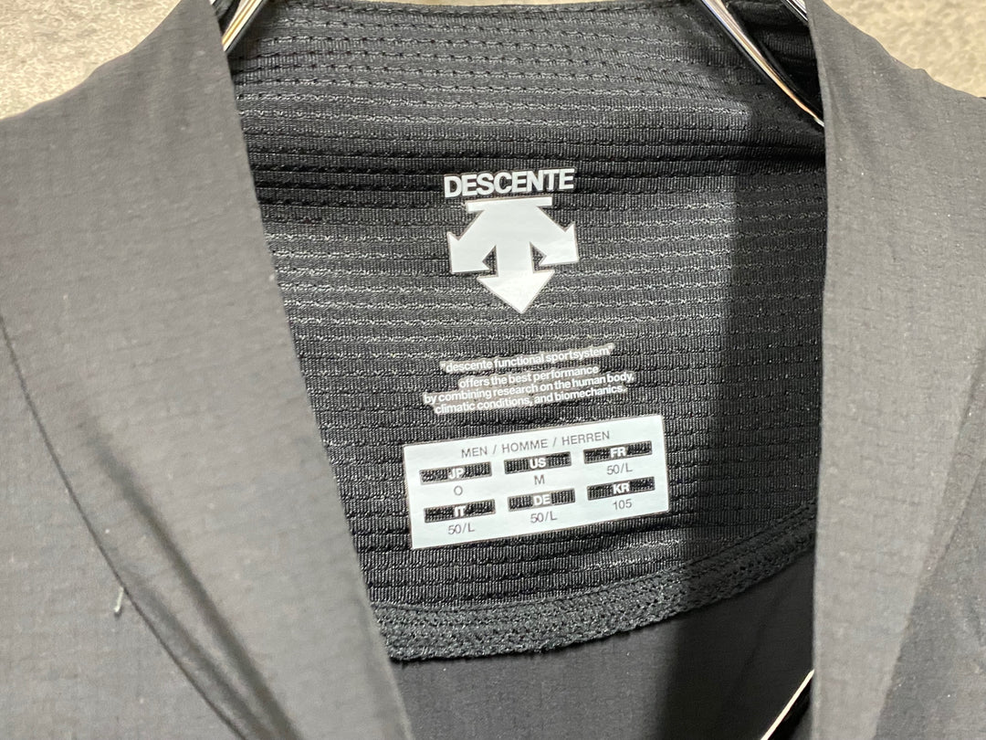 KF374 デサント DESCENTE 長袖 ウィンドブレーカー 黒 O