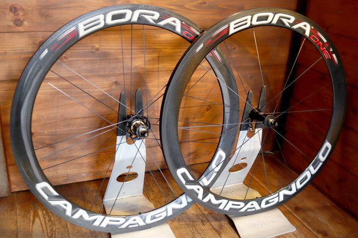 カンパニョーロ Campagnolo ボーラワン BORA ONE 50 カーボン チューブラー ホイールセット シマノ10S ナローリム 【東京南麻布店】