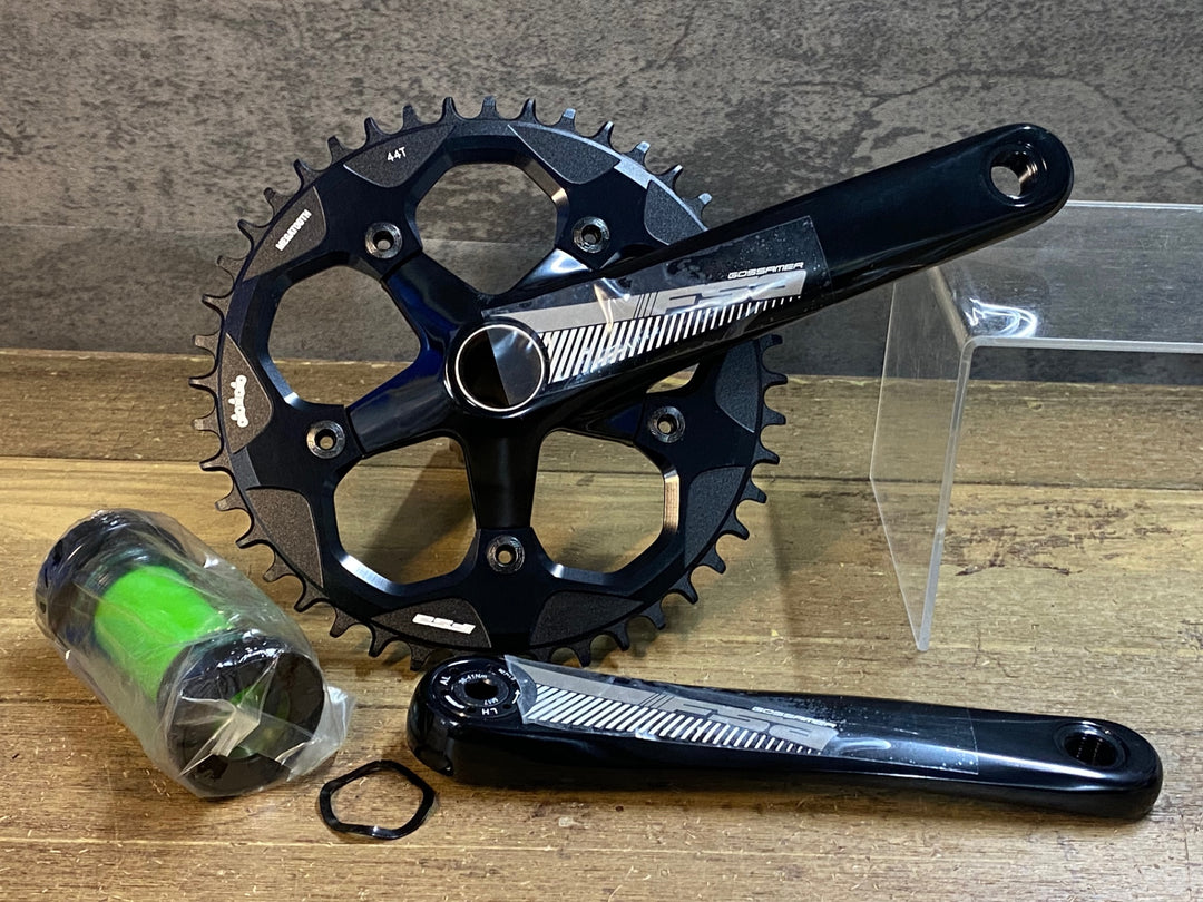 JS332 FSA GOSSAMER アルミ クランクセット 170mm MEGATOOTH 44T ナローワイド BB