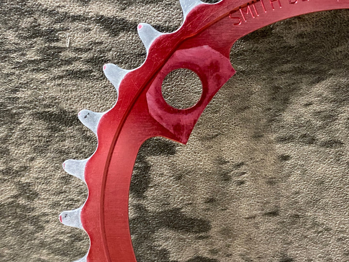 JT416 スミス SMITH バロックギア BAROQUE GEAR 楕円 インナーチェーンリング 34T 赤