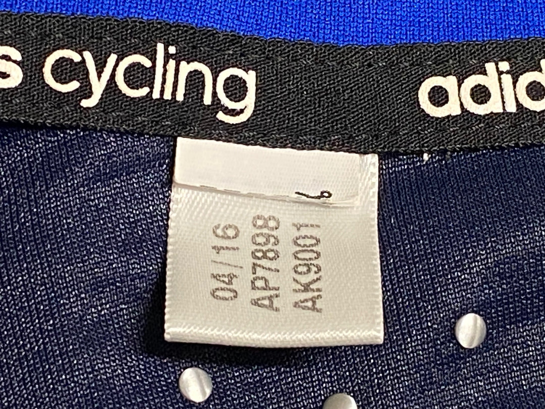 KG332 アディダス adidas 半袖 サイクルジャージ 紺 GREAT BRITAIN  ※サイズ不明、タグカット