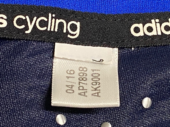 KG332 アディダス adidas 半袖 サイクルジャージ 紺 GREAT BRITAIN  ※サイズ不明、タグカット