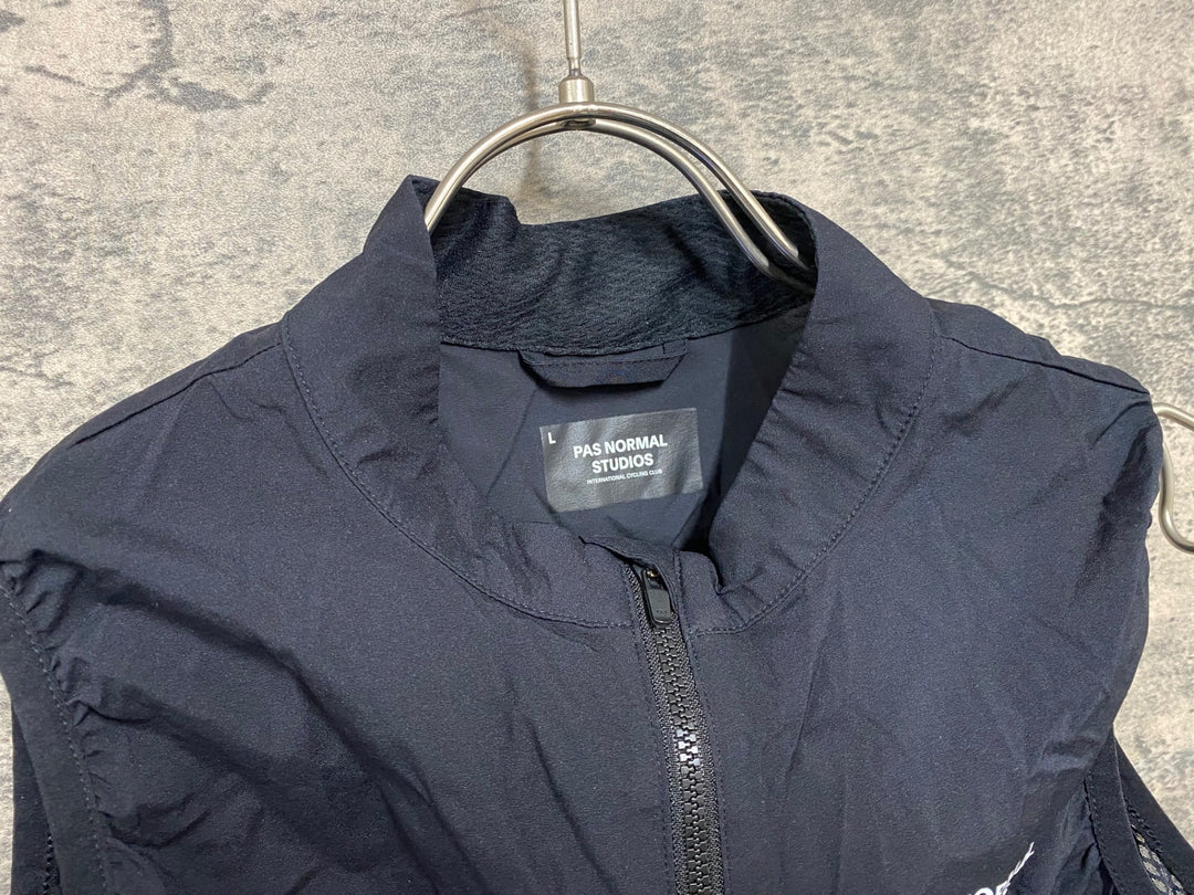 KA570 パスノーマルスタジオ PAS NORMAL STUDIOS STOW AWAY GILET ジレ サイクルベスト 黒 L
