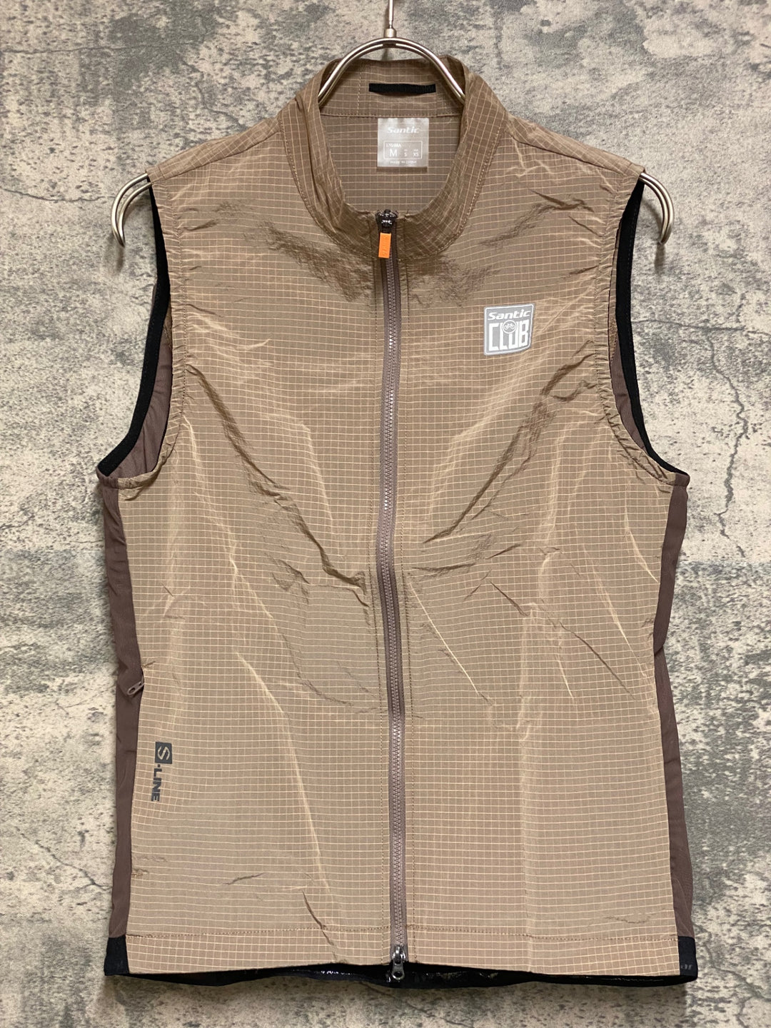 JP279 サンティック Santic ジレ サイクルベスト ブラウン M
