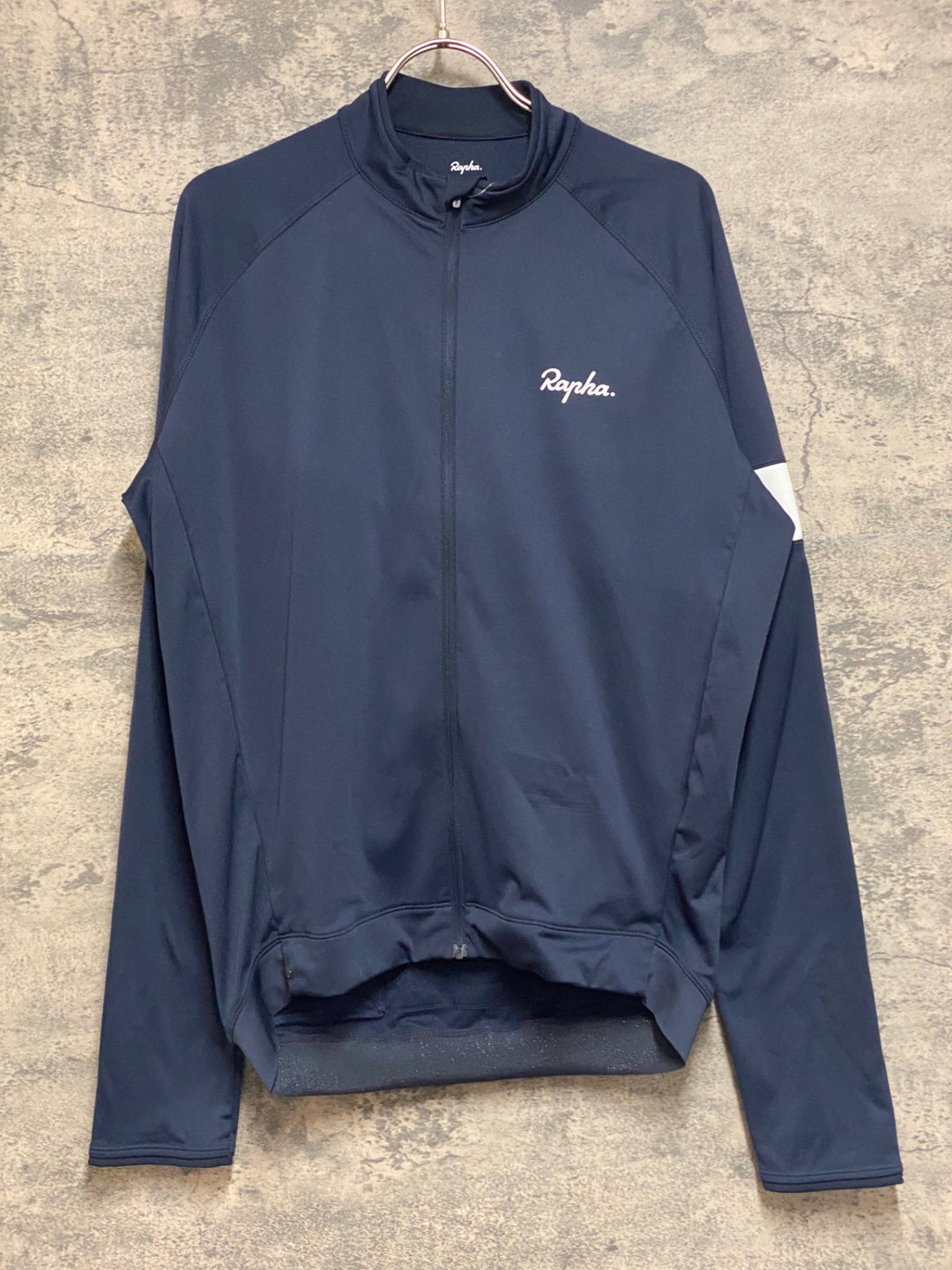 JP293 ラファ Rapha CORE LONG SLEEVE JERSEY 長袖 サイクルジャージ 黒 L 裏起毛