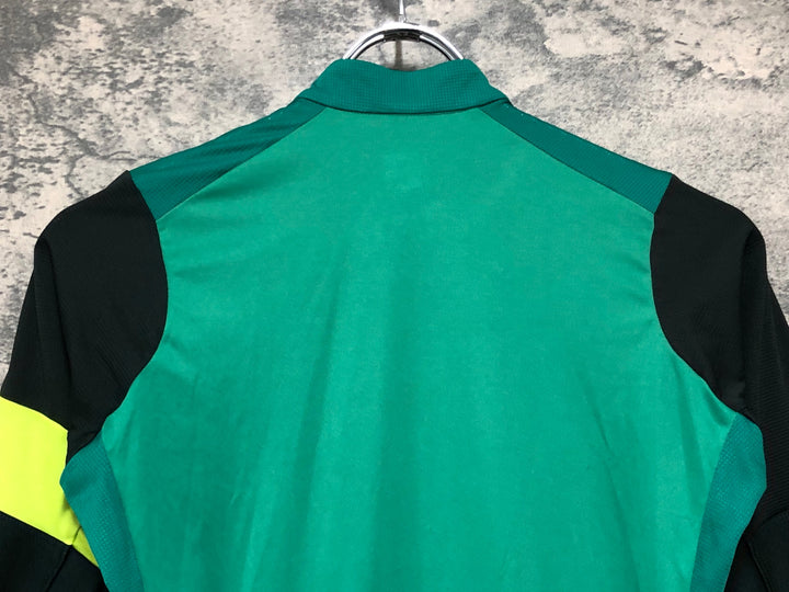 JJ535 ラファ Rapha PRO TEAM TRAINING JERSEY 半袖 サイクルジャージ 緑 XS