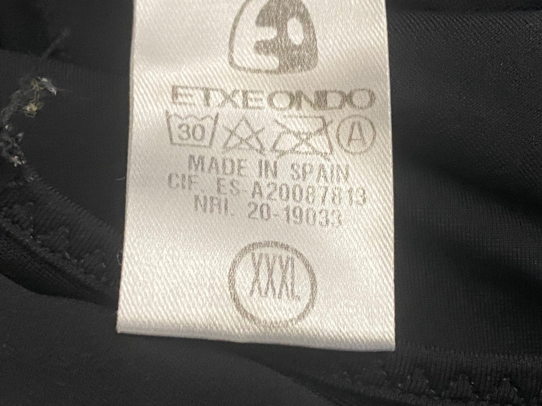 KR433 エチュオンド ETXEONDO Kom ビブショーツ 黒 XXXL
