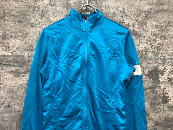 JZ506 ラファ RAPHA TRAINING WINTER JERSEY 長袖 サイクルジャージ S 水色 TEAM SKY