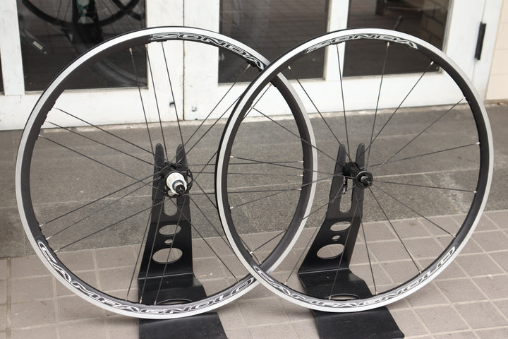 カンパニョーロ CAMPAGNOLO ゾンダ ZONDA C17 アルミ  クリンチャー ホイールセット シマノ 11S/12S 【横浜店】