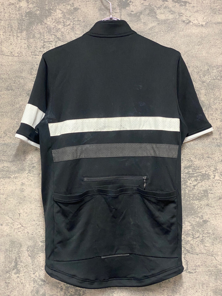 JM127 ラファ Rapha BREVET JERSEY 半袖 サイクルジャージ 黒 M ※ジッパー破損